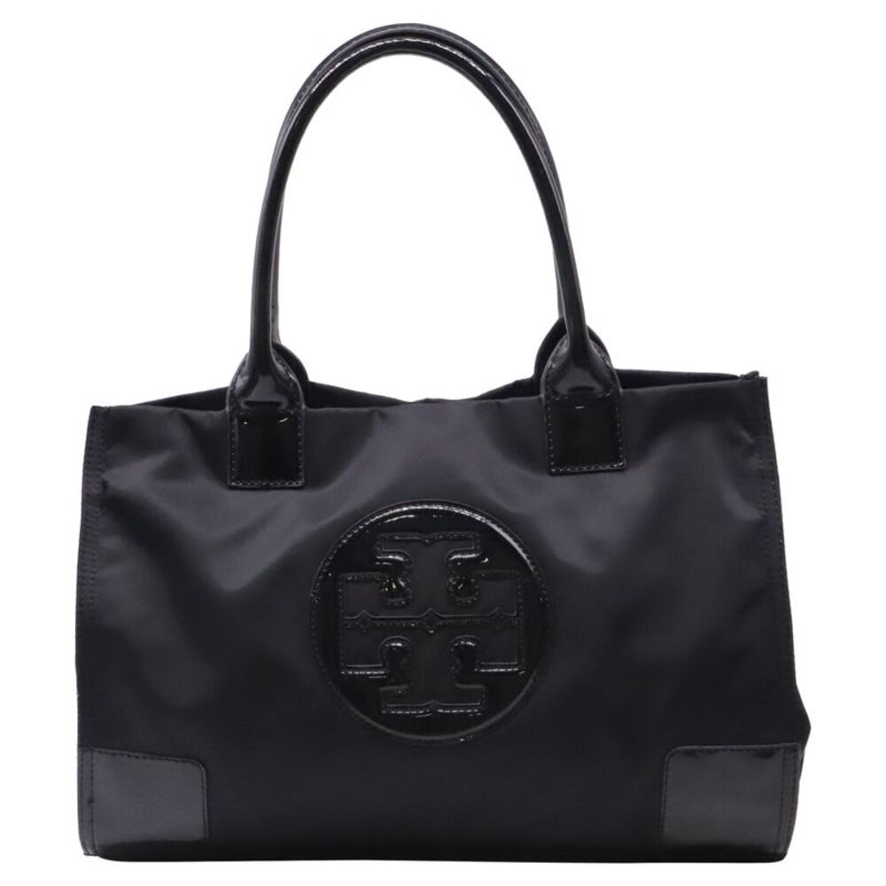 Tory Burch Ella Tote Bag in Black Nylon